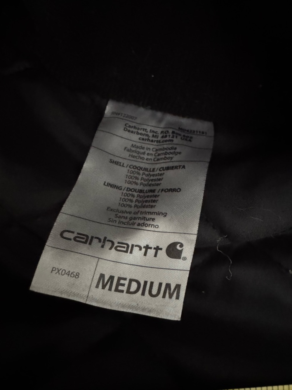 Carhartt Plaid Dog Pet Jacket Coat M - Picture 5 of 6